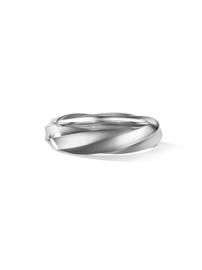 Shop David Yurman Men's Sterling Silver Cable Edge Ring
