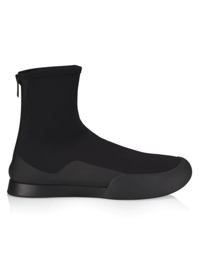Shop The Row Women's Nylon & Rubber Sock Ankle Boots In Black