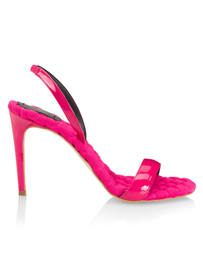 Shop Aera Women's Vivien Vegan Leather Slingback Sandals In Fuchsia