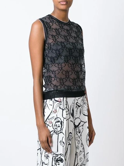 Pucci Sheer Logo Tank Top