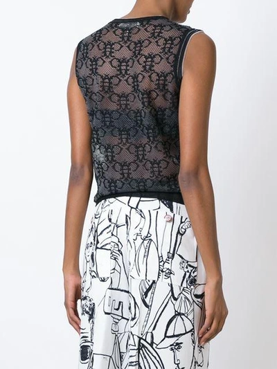 Pucci Sheer Logo Tank Top