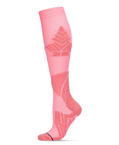 Shop Memoi Women's Ultra Tech Knee High Socks In Electric Pink