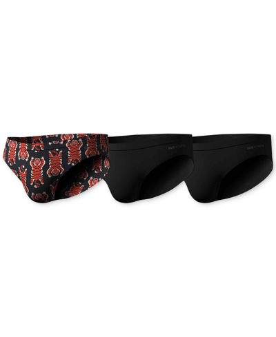 Shop Pair Of Thieves Men's 3-pk. Super Fit Bikini Underwear In Black