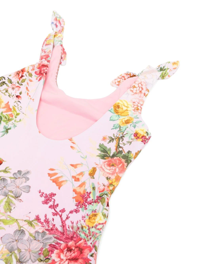Shop Camilla Floral-print Swimsuit In Pink