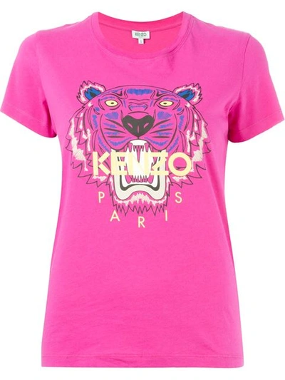Kenzo 'tiger' T-shirt In Pink