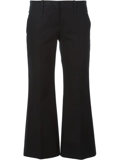 Michael Kors Flare Cropped Pant In Black