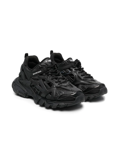 Shop Balenciaga Track Low-top Sneakers In Black