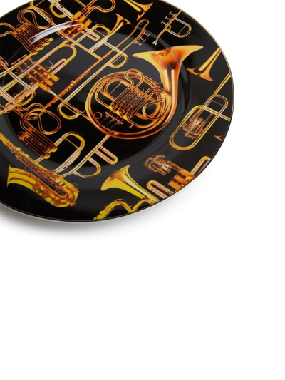 Seletti Trumpets Dinner Plate In Black