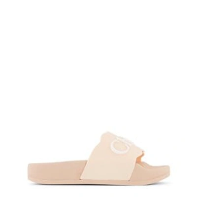 Shop Chloé Pink Slide Sandals