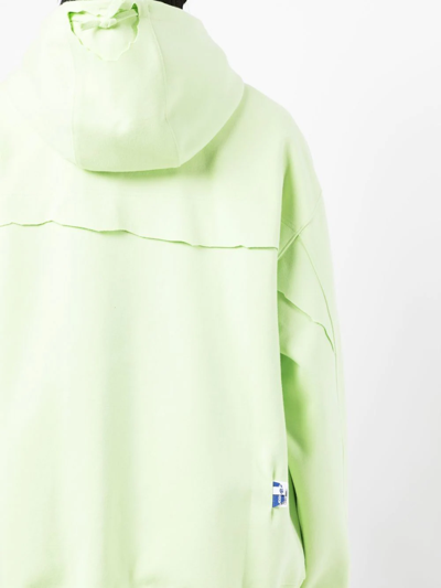 Shop Ader Error Embroidered-logo Hoodie In Yellow