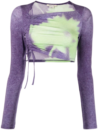 Shop Paloma Wool Ribera Asymmetric Top In Purple