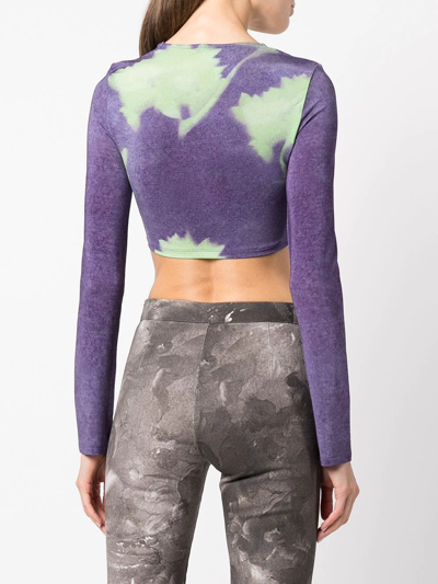 Shop Paloma Wool Ribera Asymmetric Top In Purple