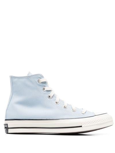 Shop Converse Chunk 70 Hi-top Sneakers In Blue