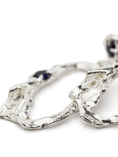 Shop Loveness Lee Davata Drop Earrings In Silver