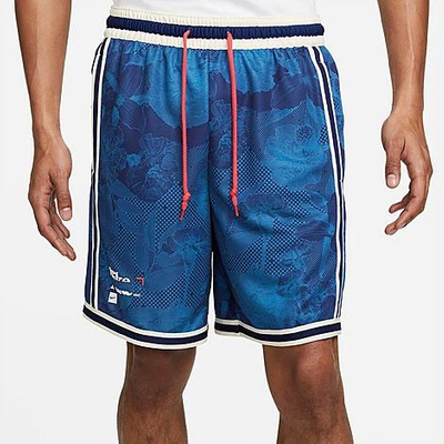 Nike Dri-fit Floratone Dna+ Floral Print Shorts In Blue | ModeSens