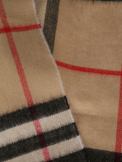 Burberry Check Classic Scarf In Arc Beige/pale Blue