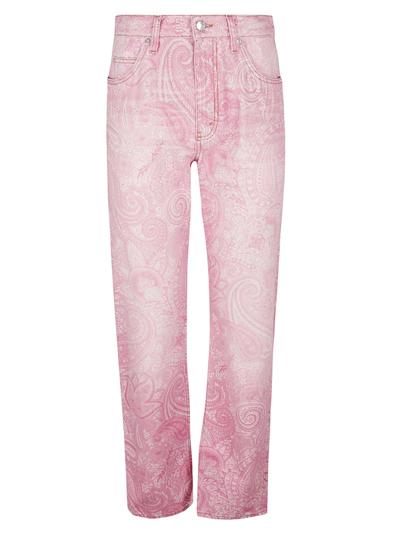 Shop Etro Chakra Jeans In Pink