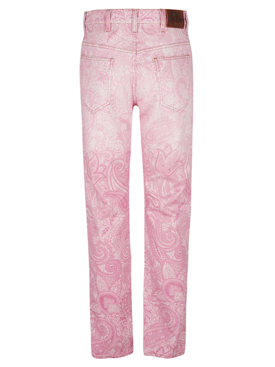 Shop Etro Chakra Jeans In Pink