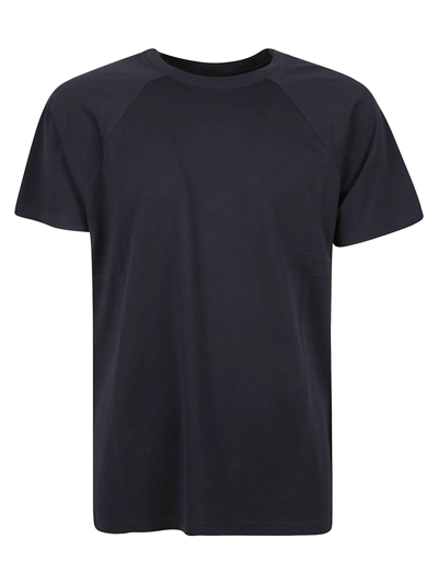 Shop Loro Piana Round Neck T-shirt In Navy Blue