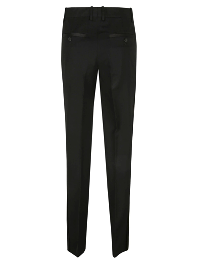 Shop Jw Anderson Slim Leg Tuxedo Trousers In Black