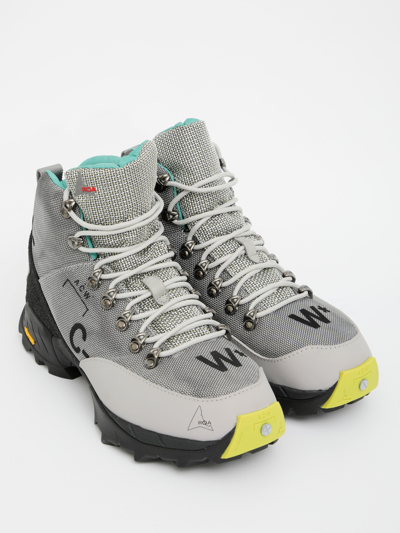 Shop A-cold-wall* Andreas Hiking Boots In Grey