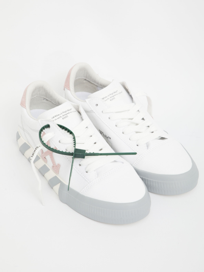 Shop Off-white Low Vulcanized Sneakers In White