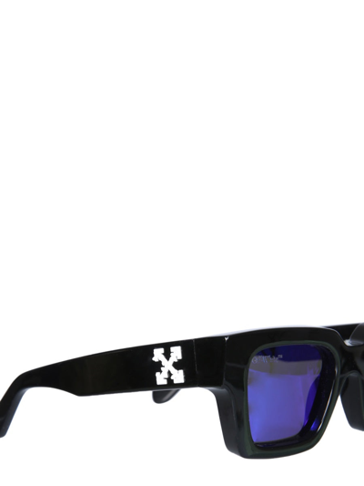 Shop Off-white Virgil Rectangular Sunglasses In Black