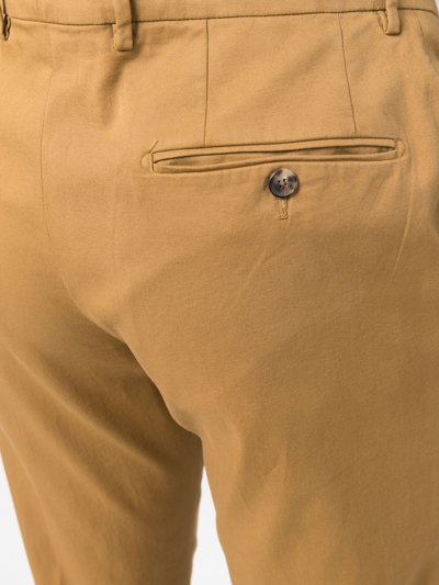 Lardini Straight-leg Tailored Trousers In Brown
