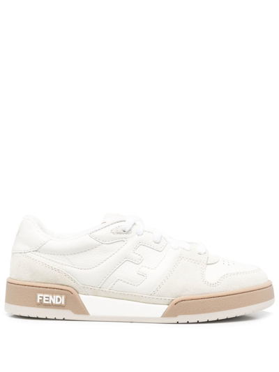 Fendi 'match' Sneakers In White