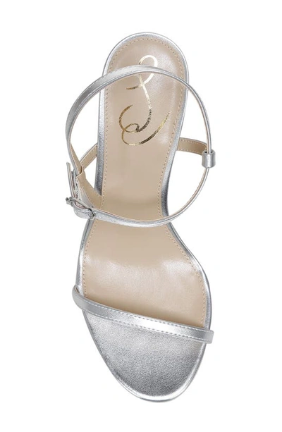 Shop Sam Edelman Doran Strappy Sandal In Soft Silver