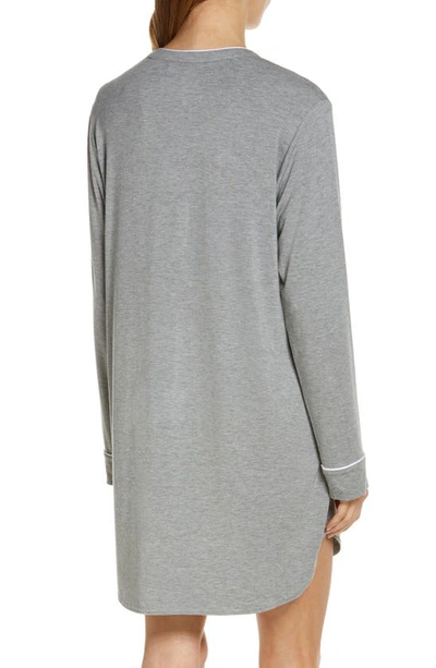 Ugg ® Henning Ii Henley Sleep Shirt In Grey Heather