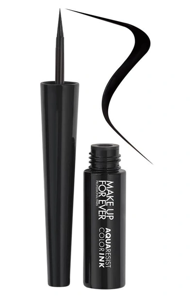 Make Up For Ever Aqua Resist Color Ink In 01 - Matte Charcoal