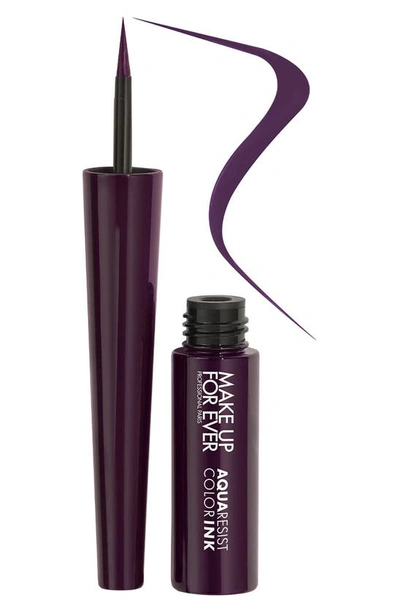 Make Up For Ever Aqua Resist Color Ink In 04 - Matte Plum