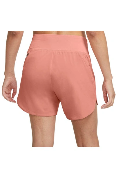Shop Nike Eclipse Running Shorts In Lt Madder Root
