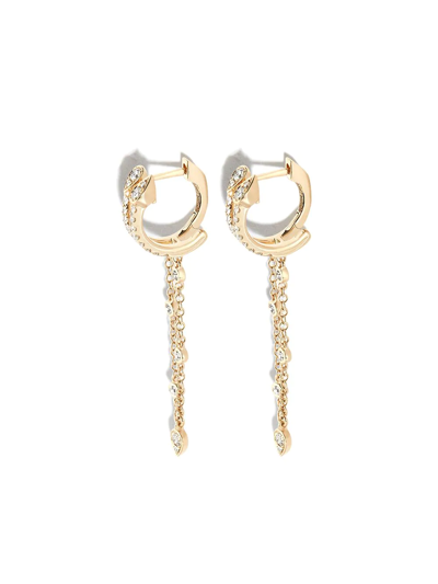 Shop Shay 18kt Yellow Gold Diamond Hoop Earrings