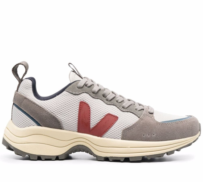 Shop Veja Venturi Alveomesh Low Sneakers In Grey