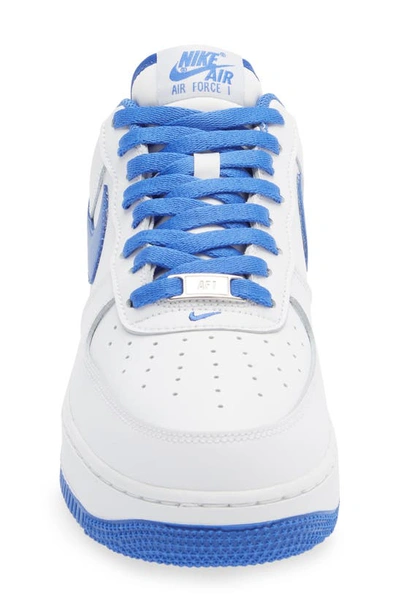Shop Nike Air Force 1 '07 Sneaker In White/ Medium Blue