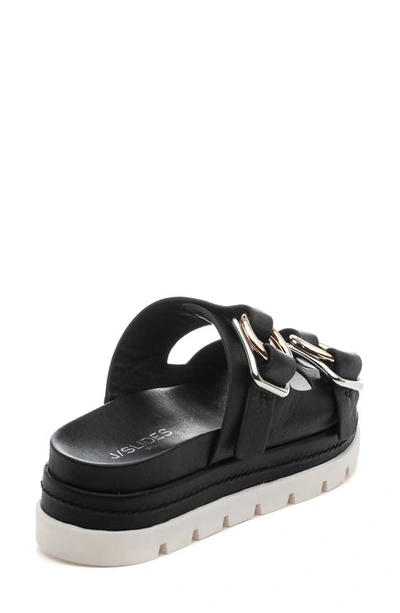 Shop Jslides Baha Slide Sandal In Black Napa