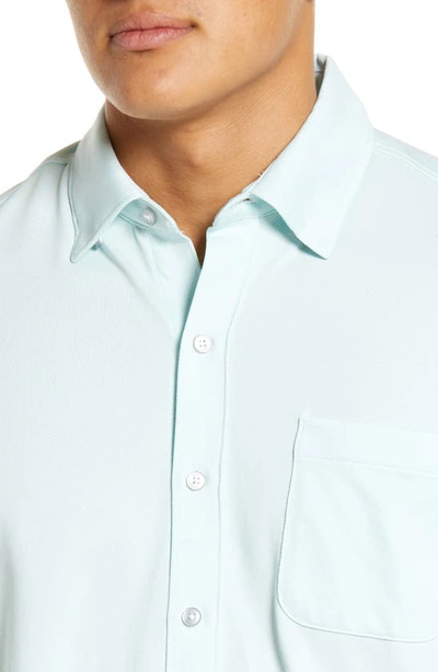 Tommy Bahama New San Lucio Stretch Supima® Cotton Blend Button-up Shirt In Beach Glas