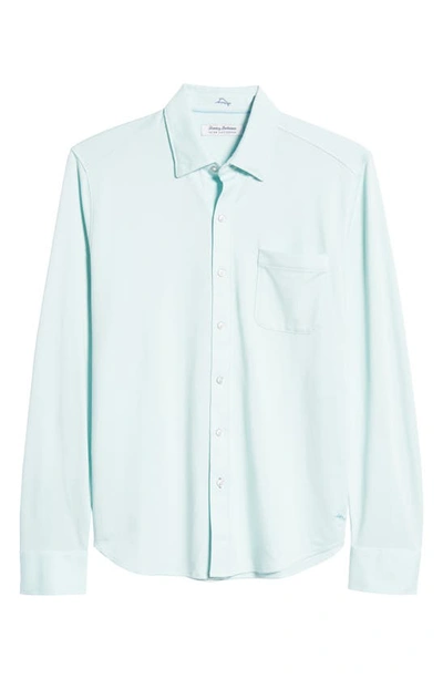 Tommy Bahama New San Lucio Stretch Supima® Cotton Blend Button-up Shirt In Beach Glas