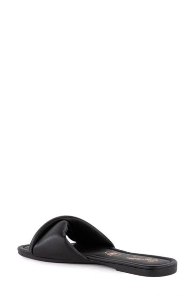 Shop Seychelles Breath Of Fresh Air Slide Sandal In Black V-leather