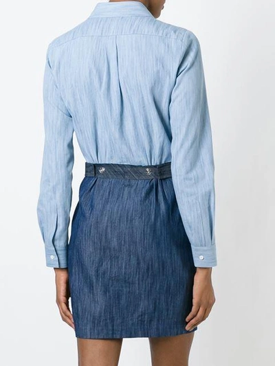 Shop Dsquared2 'liza Office' Denim Dress