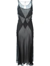 MAISON MARGIELA SEMI-SHEER PANELLED DRESS,S31CT0883S4472611286266