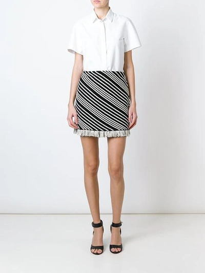 Shop Sonia Rykiel Striped Mini Skirt
