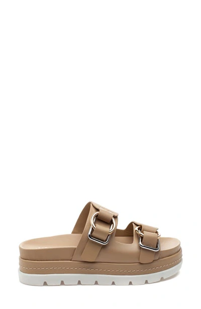 Shop Jslides Baha Slide Sandal In Sand Leather