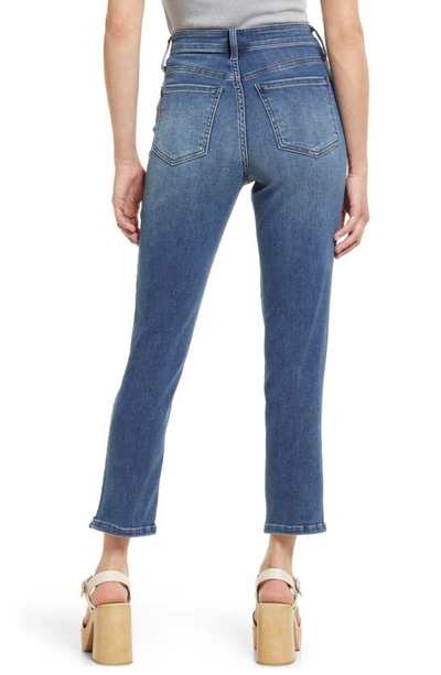 Shop Sts Blue Paisley Straight Leg High Waist Jeans In North Evergreen