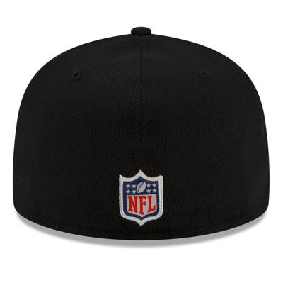 Shop New Era Black Carolina Panthers 2021 Nfl Sideline Road Low Profile 59fifty Fitted Hat