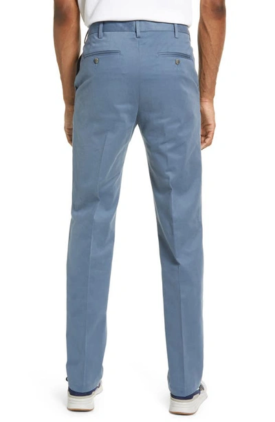 Vintage 1946 Stretch Cotton Flat Front Pants In Slate