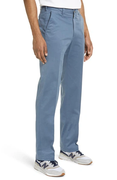 Vintage 1946 Stretch Cotton Flat Front Pants In Slate