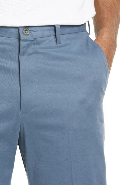 Vintage 1946 Stretch Cotton Flat Front Pants In Slate